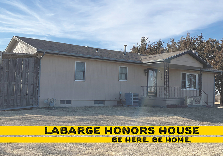 A photo of the LaBarge Honors House.