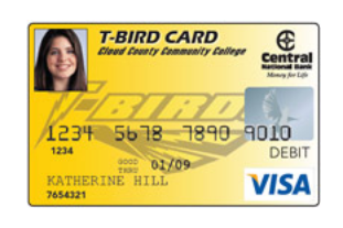 Tbird debit card